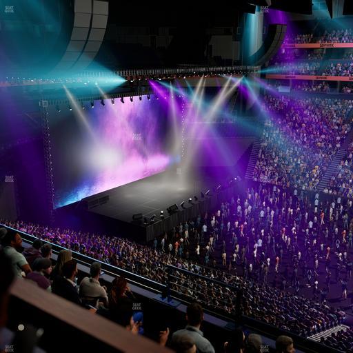 Bridgestone Arena - Section Suite Club 62 Seat View