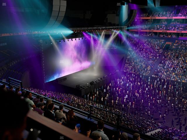 Bridgestone Arena - Section Suite Club 62 Seat View