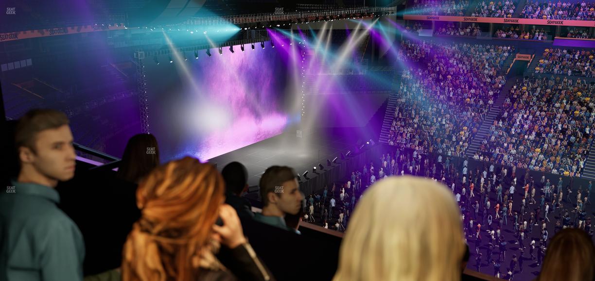 Bridgestone Arena - Section Suite Club 62 Seat View