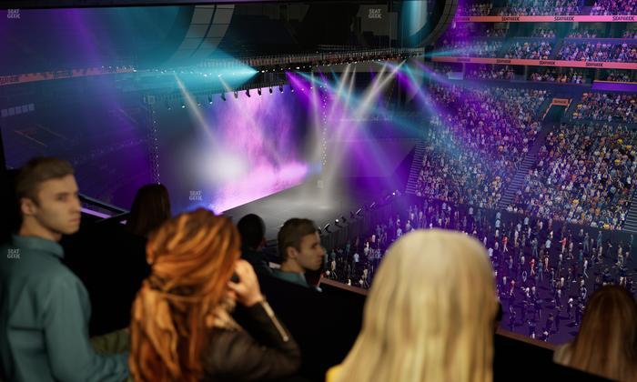 Bridgestone Arena - Section Suite Club 62 Seat View