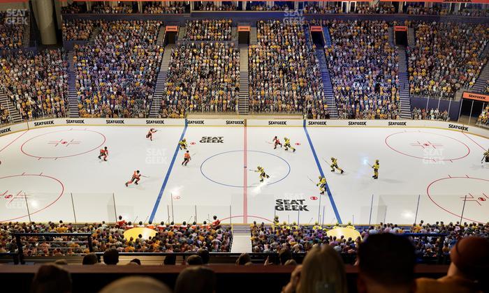 Bridgestone Arena - Section Suite Club 63 Seat View