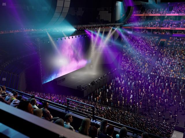 Bridgestone Arena - Section Suite Club 63 Seat View