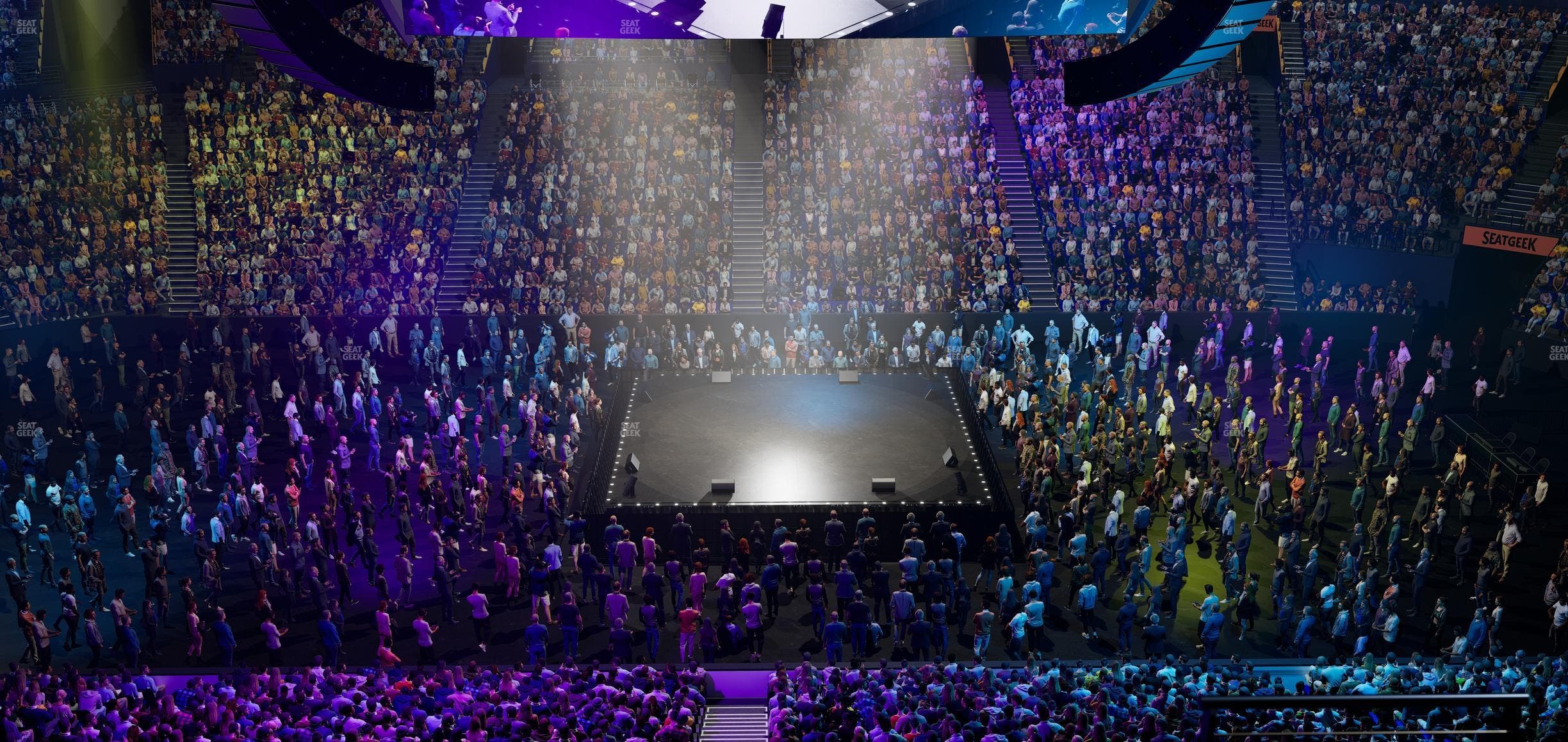 Bridgestone Arena - Section Suite Club 63 Seat View