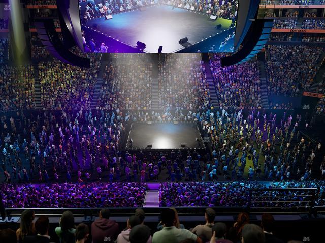 Bridgestone Arena - Section Suite Club 63 Seat View