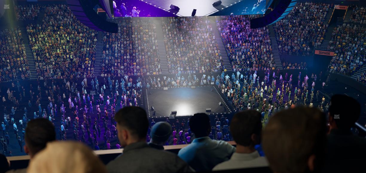 Bridgestone Arena - Section Suite Club 64 Seat View