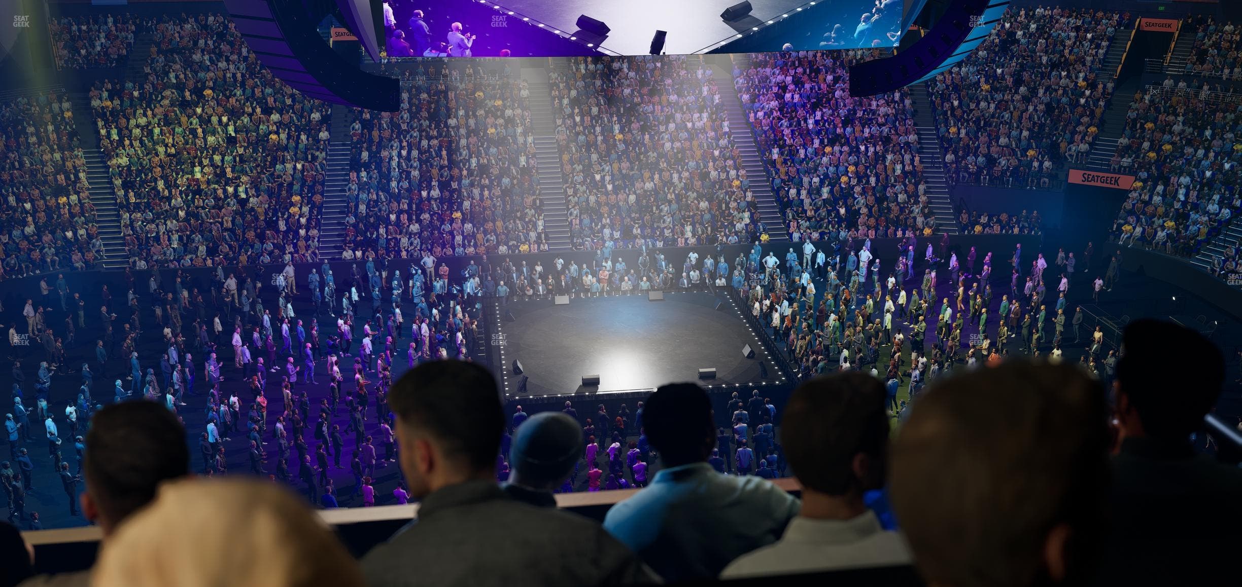 Bridgestone Arena - Section Suite Club 64 Seat View