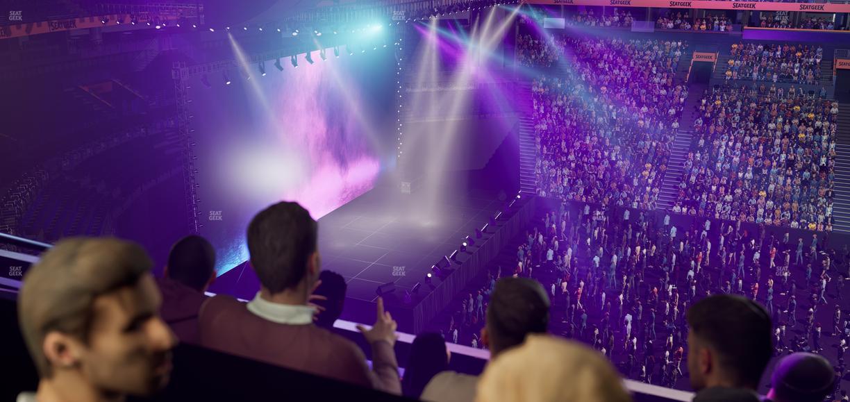 Bridgestone Arena - Section Suite Club 64 Seat View