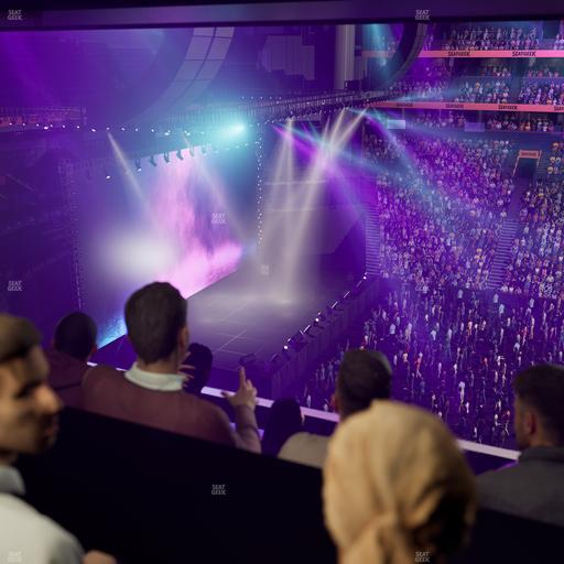 Bridgestone Arena - Section Suite Club 64 Seat View