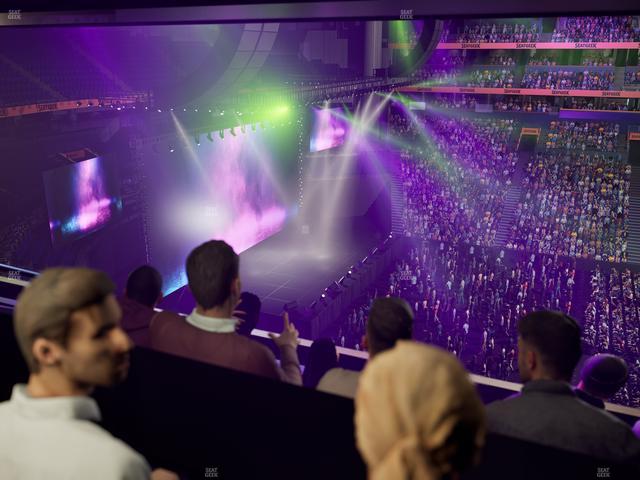 Bridgestone Arena - Section Suite Club 64 Seat View