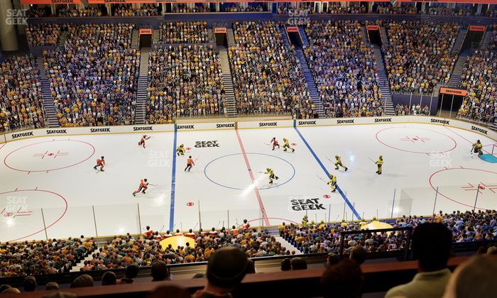 Bridgestone Arena - Section Suite Club 64 Seat View