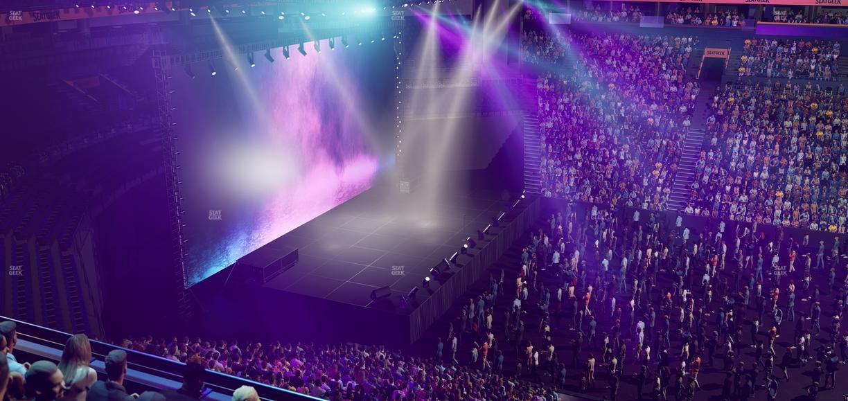 Bridgestone Arena - Section Suite Club 64 Seat View