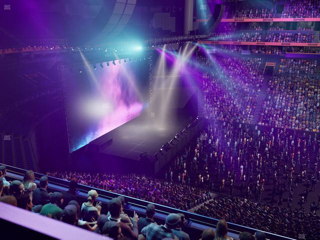 Bridgestone Arena - Section Suite Club 64 Seat View