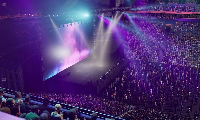 Bridgestone Arena - Section Suite Club 64 Seat View