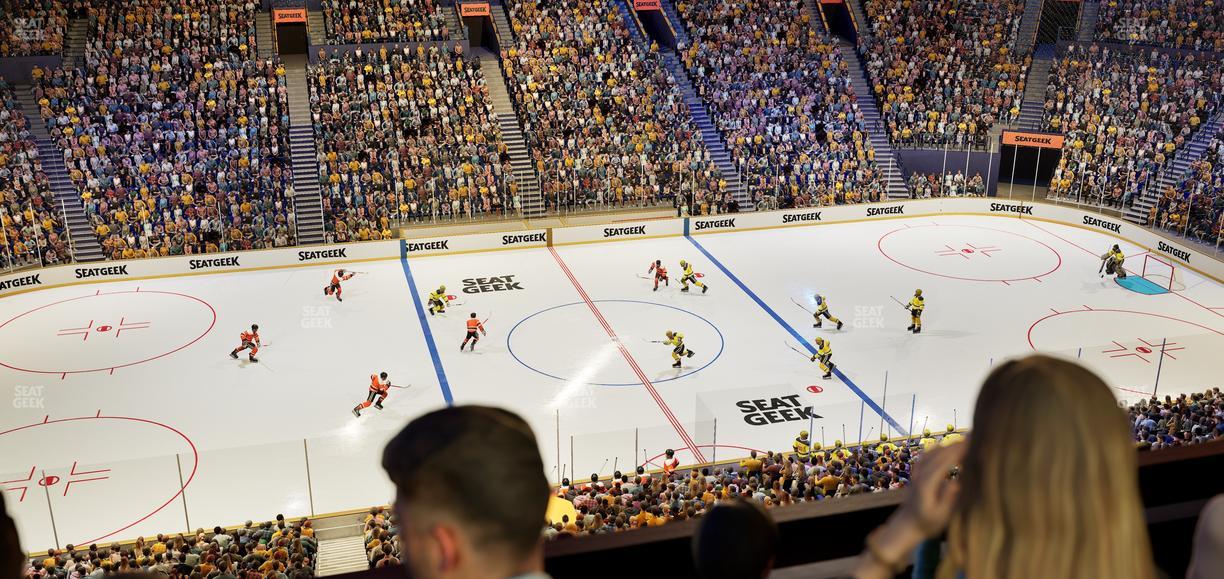 Bridgestone Arena - Section Suite Club 65 Seat View