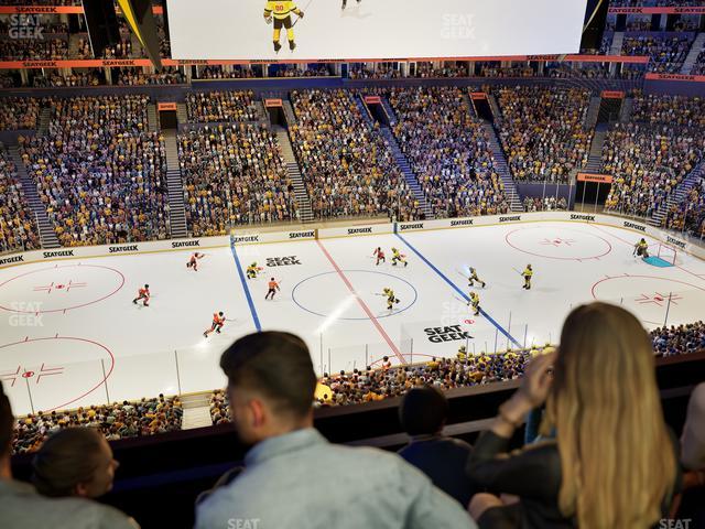 Bridgestone Arena - Section Suite Club 65 Seat View