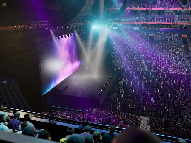 Bridgestone Arena - Section Suite Club 65 Seat View