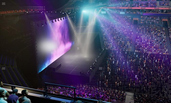 Bridgestone Arena - Section Suite Club 65 Seat View