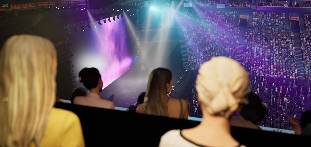 Bridgestone Arena - Section Suite Club 65 Seat View