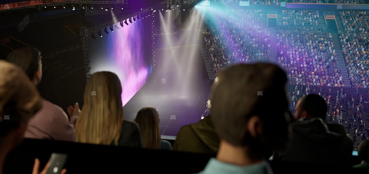 Bridgestone Arena - Section Suite Club 66 Seat View