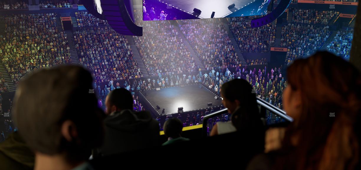 Bridgestone Arena - Section Suite Club 66 Seat View