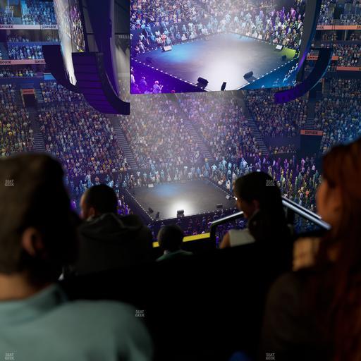 Bridgestone Arena - Section Suite Club 66 Seat View