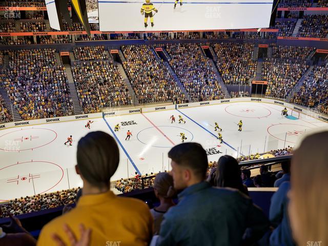 Bridgestone Arena - Section Suite Club 66 Seat View