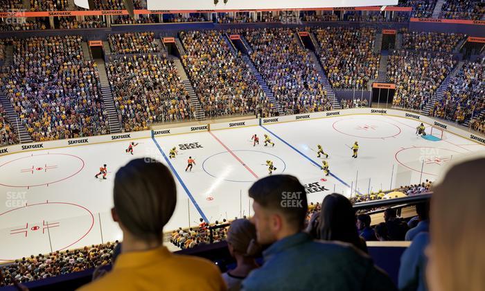 Bridgestone Arena - Section Suite Club 66 Seat View