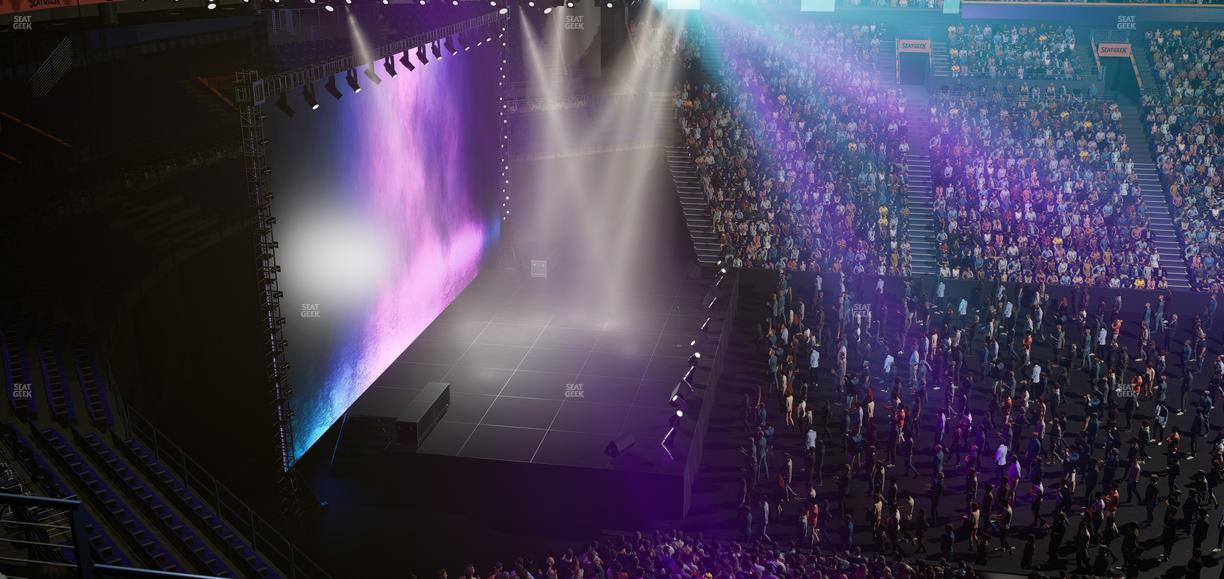 Bridgestone Arena - Section Suite Club 66 Seat View