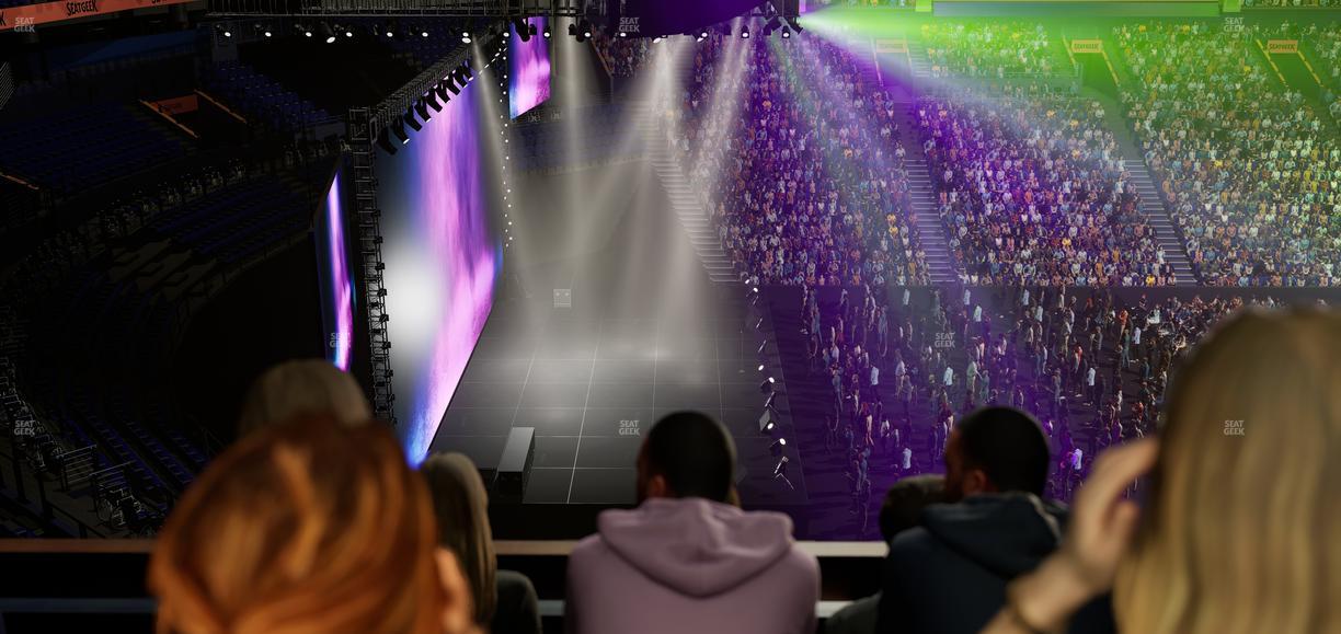 Bridgestone Arena - Section Suite Club 67 Seat View