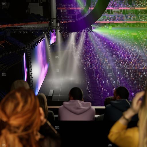 Bridgestone Arena - Section Suite Club 67 Seat View