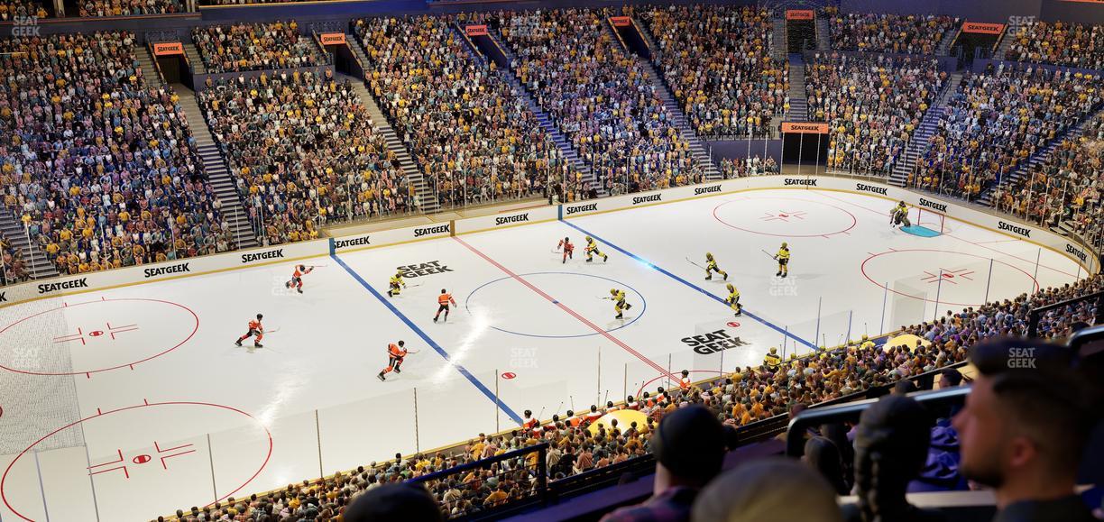 Bridgestone Arena - Section Suite Club 67 Seat View