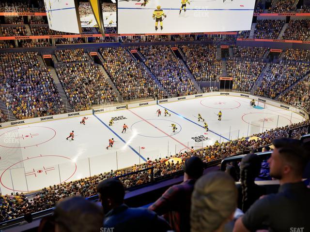 Bridgestone Arena - Section Suite Club 67 Seat View