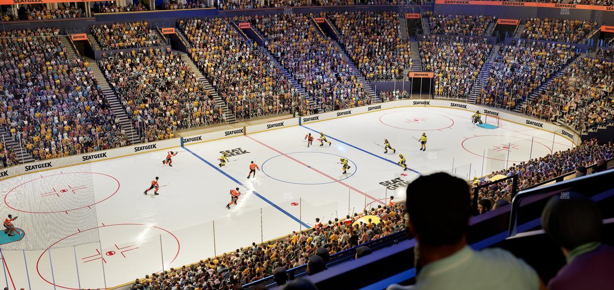 Bridgestone Arena - Section Suite Club 68 Seat View