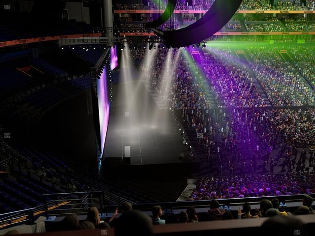 Bridgestone Arena - Section Suite Club 68 Seat View