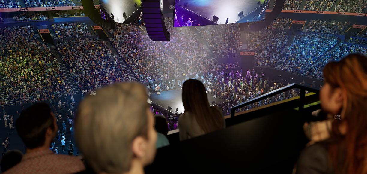 Bridgestone Arena - Section Suite Club 68 Seat View