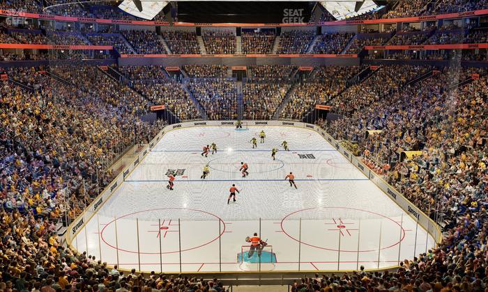 Bridgestone Arena - Section Table 1 Seat View