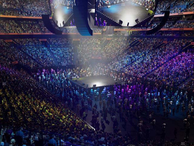 Bridgestone Arena - Section Table 10 Seat View