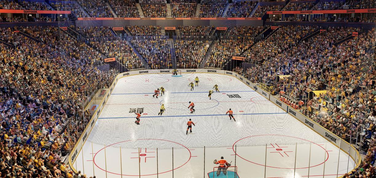 Bridgestone Arena - Section Table 3 Seat View