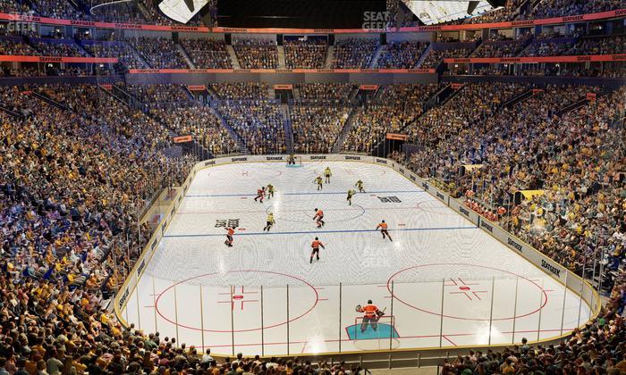 Bridgestone Arena - Section Table 3 Seat View