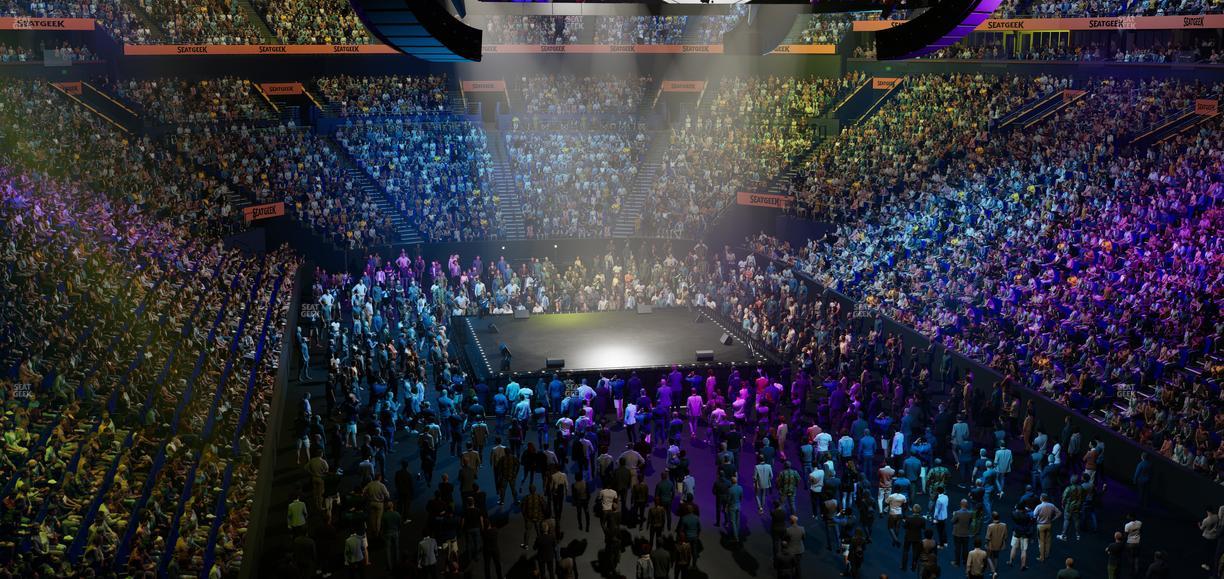 Bridgestone Arena - Section Table 4 Seat View