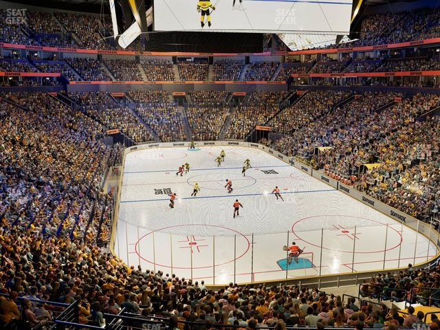 Bridgestone Arena - Section Table 4 Seat View