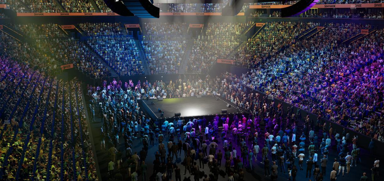 Bridgestone Arena - Section Table 6 Seat View