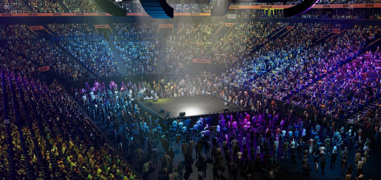 Bridgestone Arena - Section Table 8 Seat View