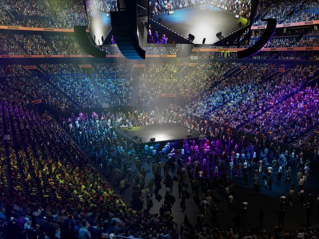 Bridgestone Arena - Section Table 8 Seat View