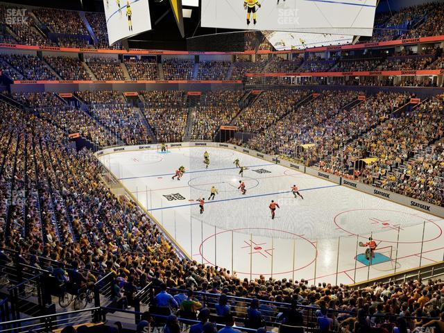 Bridgestone Arena - Section Table 8 Seat View