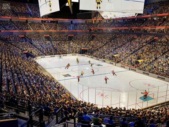 Bridgestone Arena - Section Table 9 Seat View