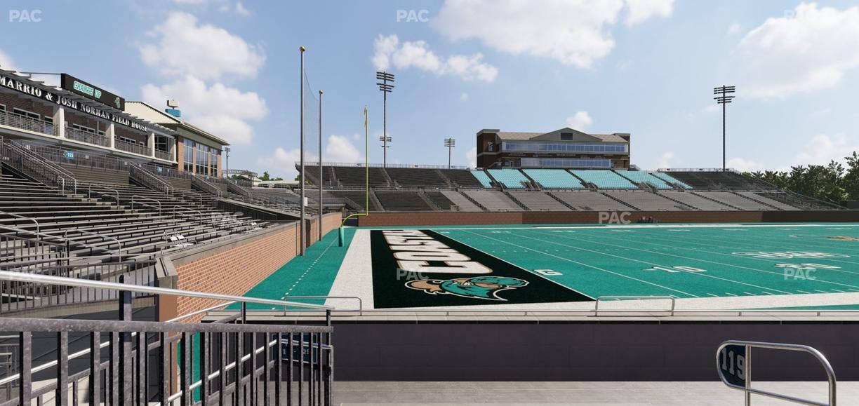 Brooks Stadium - Section 119 Seat View