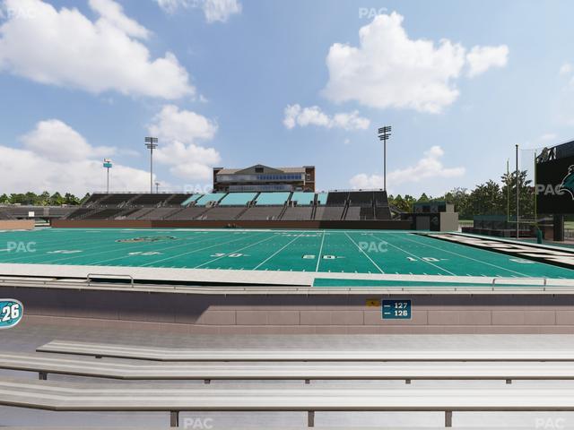 Brooks Stadium - Section 127 Seat View Brooks Stadium - Section 127 Seat View