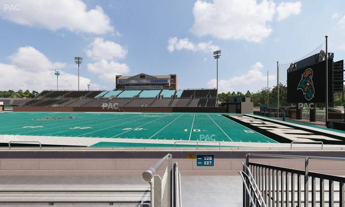 Brooks Stadium - Section 128 Seat View