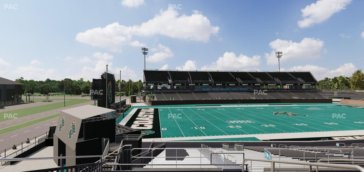 Brooks Stadium - Section 200 Seat View